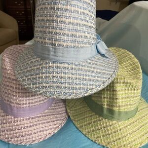 🐰3 PASTEL COLORED PLAID SPRING HATS
SUPER FOR ANY OUTFIT 🌸🪻🌳